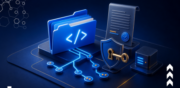 Código-fonte protegido por contrato de propriedade intelectual de software